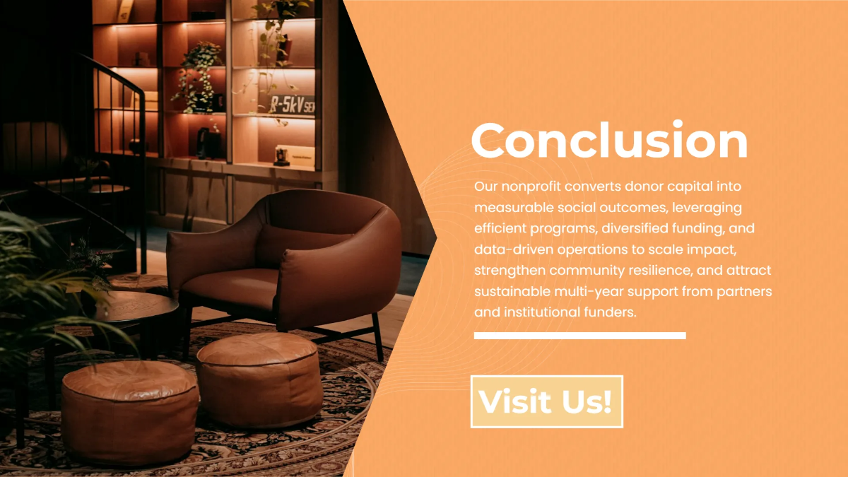 Free Nonprofit Organization Presentation Deck Template to Edit Online