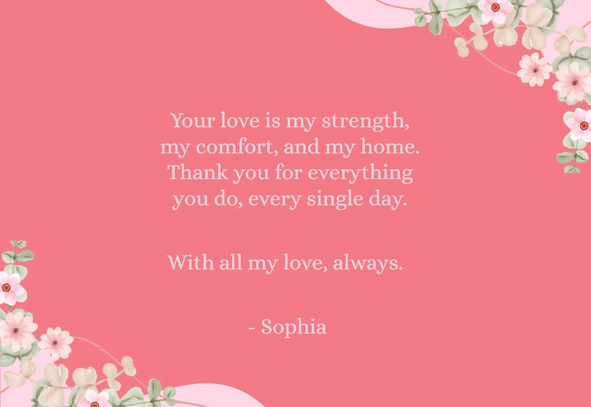 Free Aesthetic Mother's Day Card Template to Edit Online