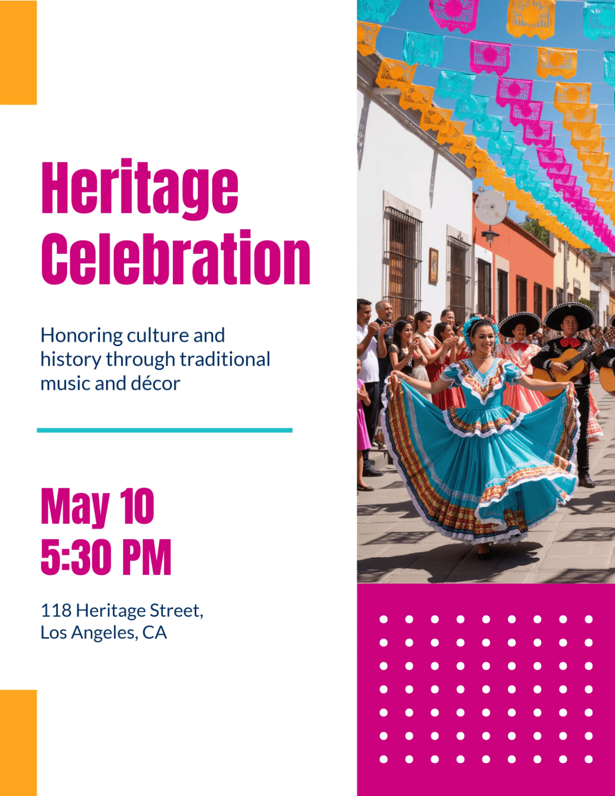 Free Traditional Cinco De Mayo Flyer Template to Edit Online