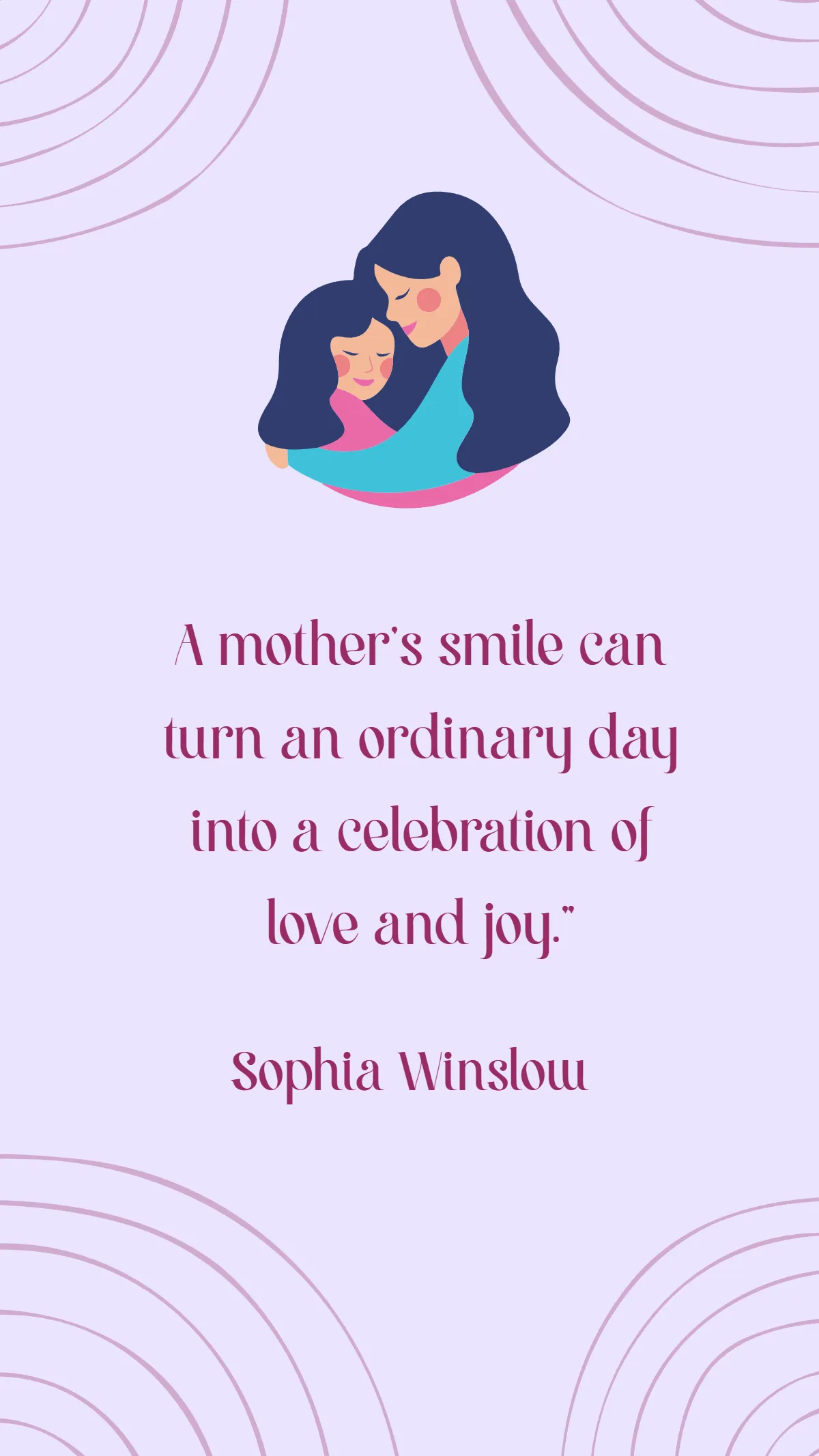 Free Mother's Day Joyful Quote Template to Edit Online