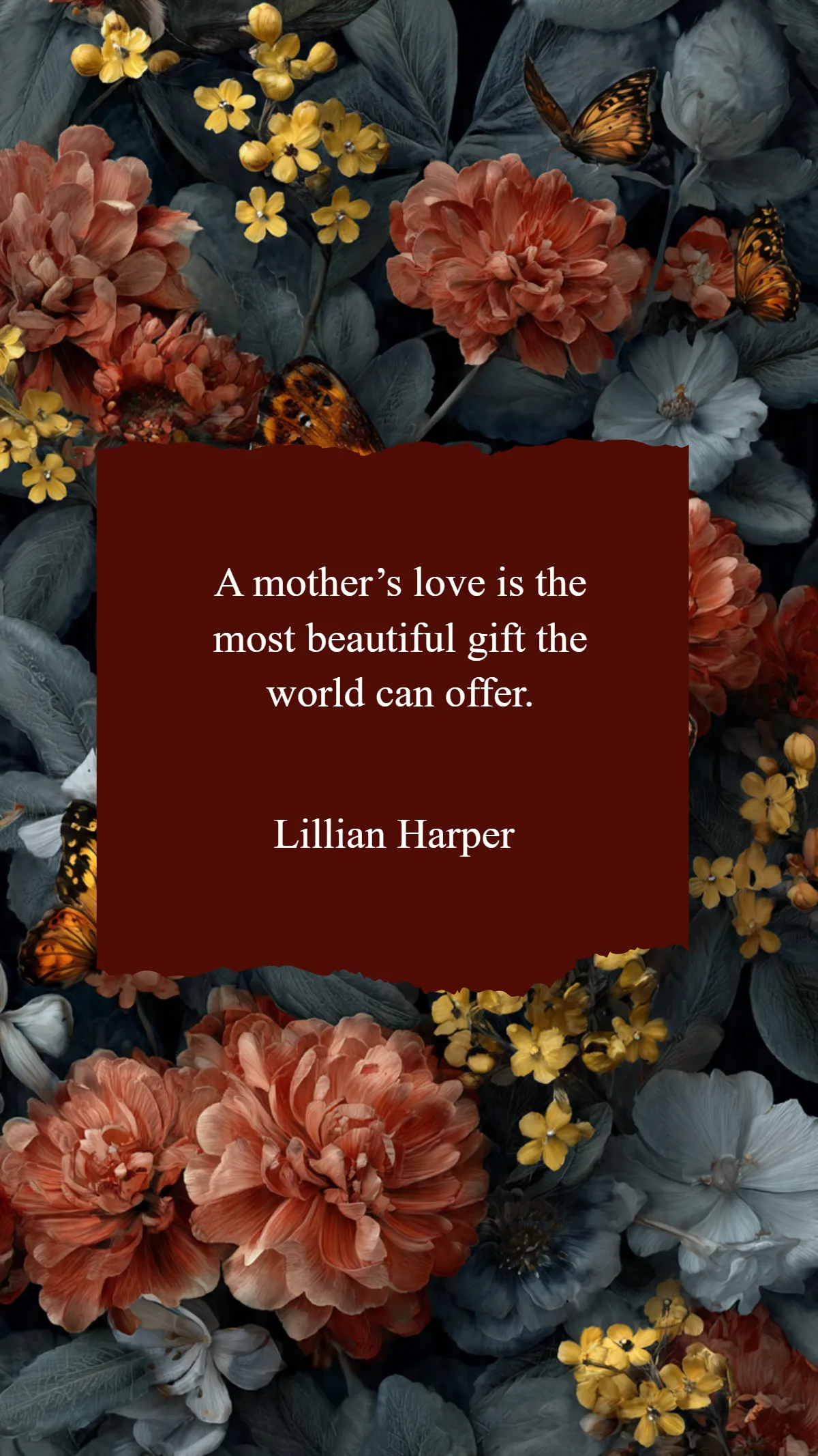Free Beautiful Mother's Day Quote Template to Edit Online