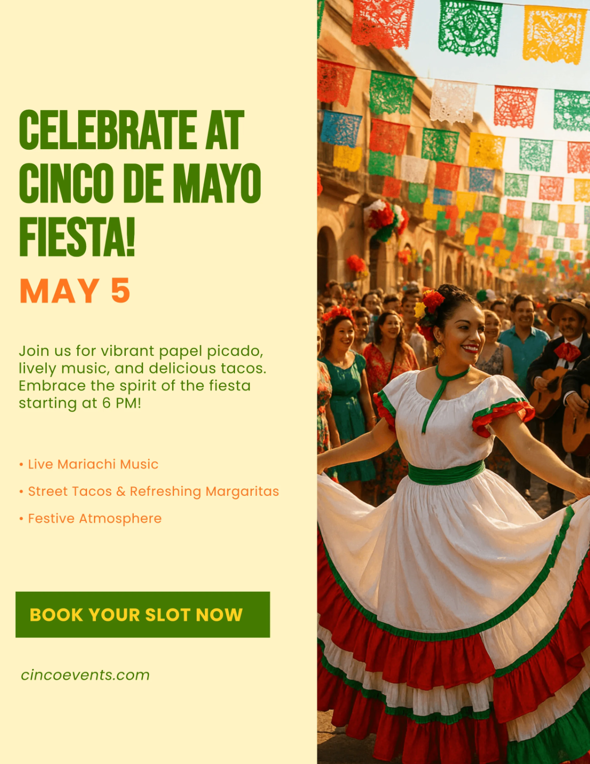 Free Cinco De Mayo Fiesta Flyer Template to Edit Online