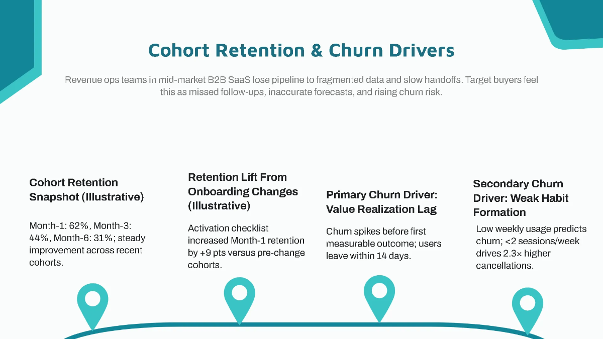 Free Startup Growth Strategy & Metrics Pitch Deck Template to Edit Online