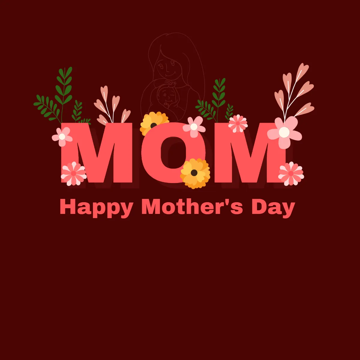 Free Mother's Day Background Clip Art Templates to Edit Online