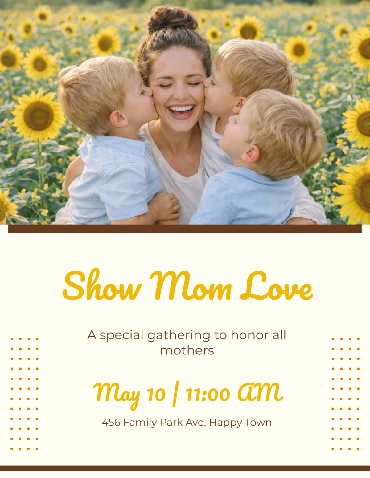 Free Mother’s Day Appreciation Flyer Template to Edit Online