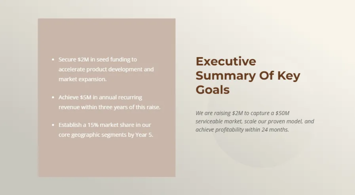 Free Business Pitch Deck Template to Edit Online