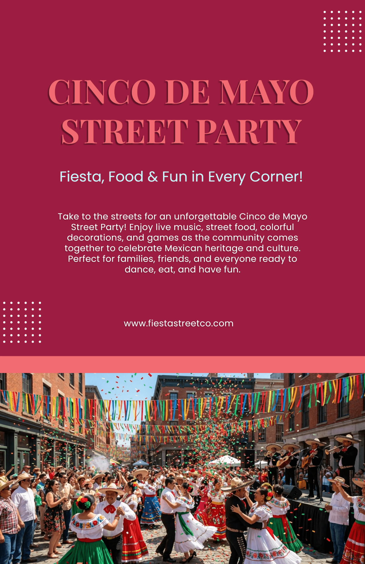 Free Cinco De Mayo Street Party Poster Template to Edit Online Free Cinco De Mayo Street Party Poster Template to Edit Online