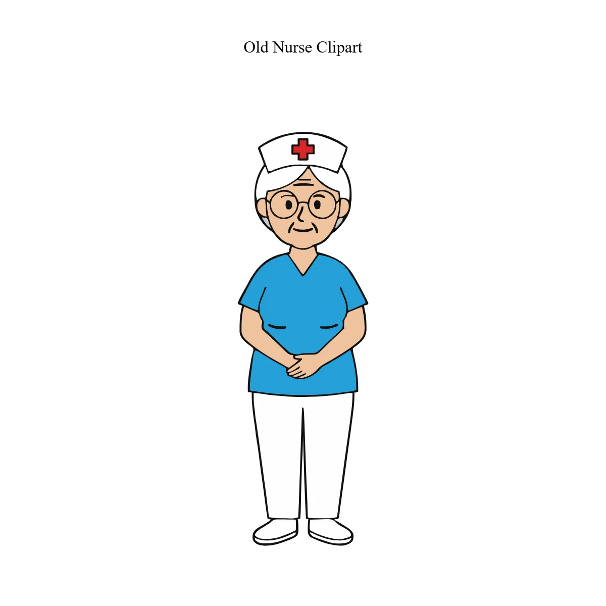 Free Old Nurse Clipart Template to Edit Online