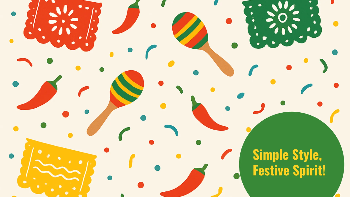 Free Simple Cinco De Mayo Background Template to Edit Online