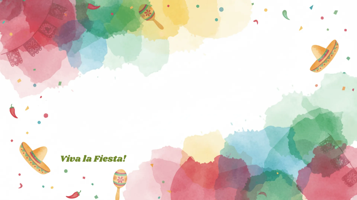 Free Cinco De Mayo Watercolor Background Template to Edit Online