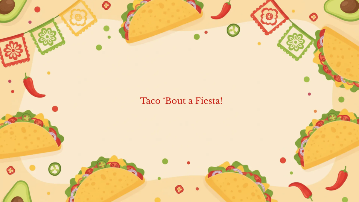 Free Cinco De Mayo Taco Background Template to Edit Online