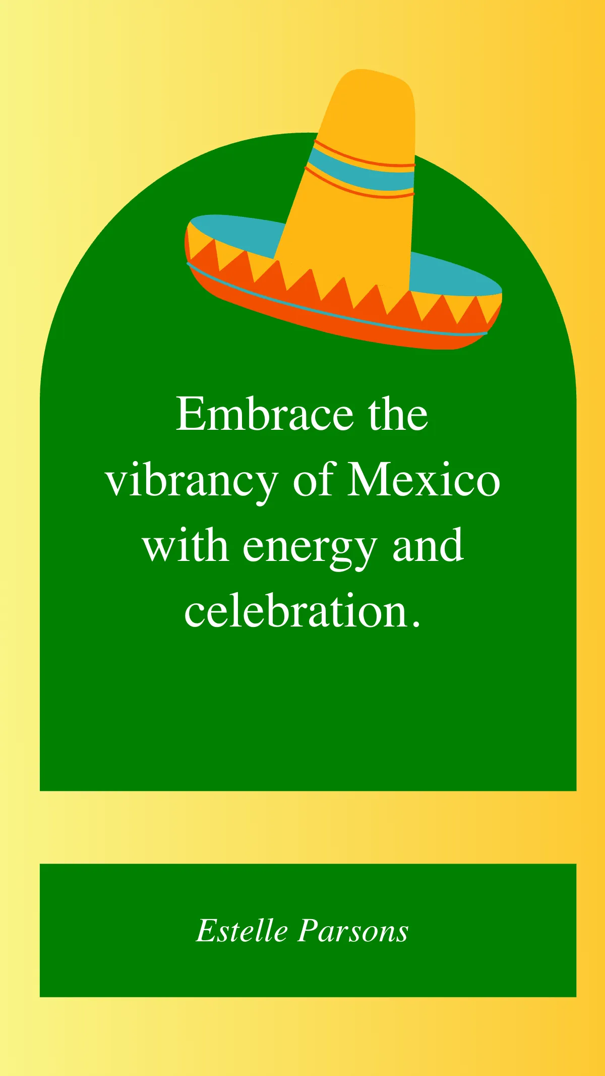Free Simple Cinco De Mayo Quote Template to Edit Online