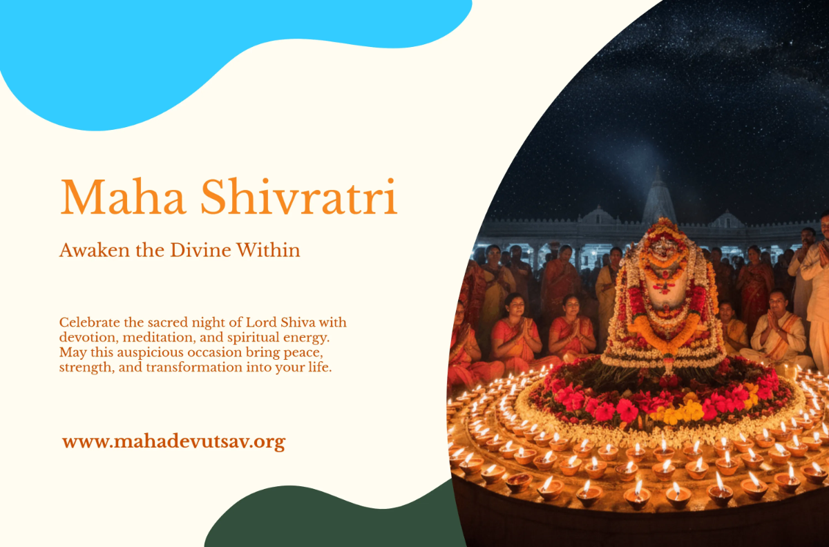 Free Modern Maha Shivratri Banner Template to Edit Online