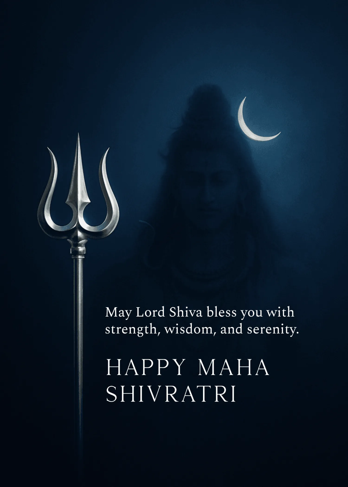 Free Elegant Maha Shivratri Wishes Template to Edit Online
