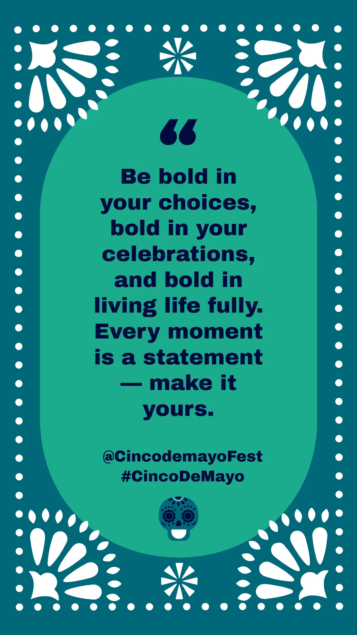 Free Bold Cinco De Mayo Quote Template to Edit Online