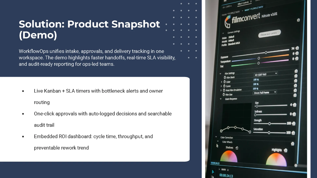 Free SaaS Product Funding Pitch Deck Template to Edit Online