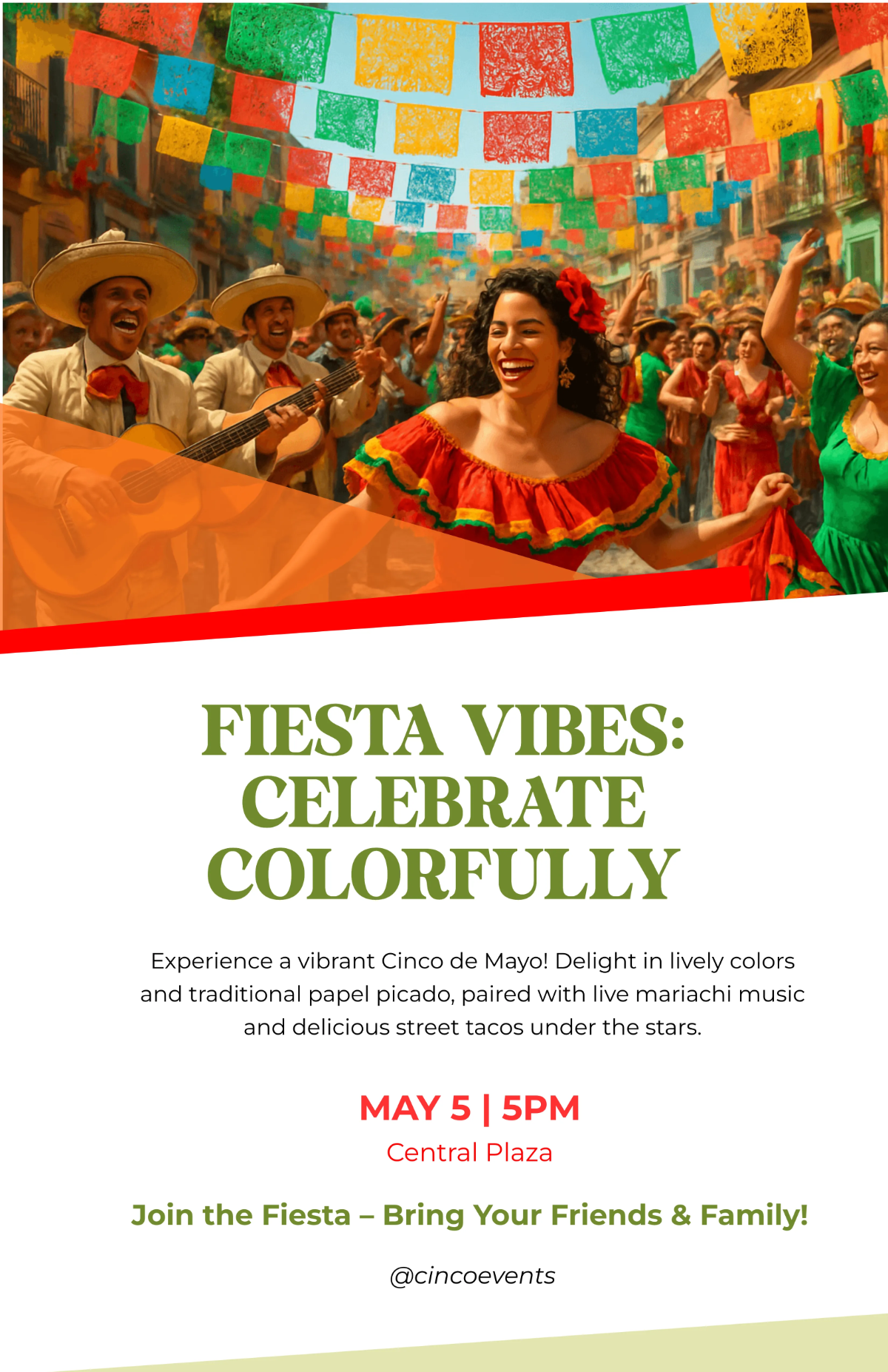 Free Festive Cinco De Mayo Poster Template to Edit Online Free Festive Cinco De Mayo Poster Template to Edit Online