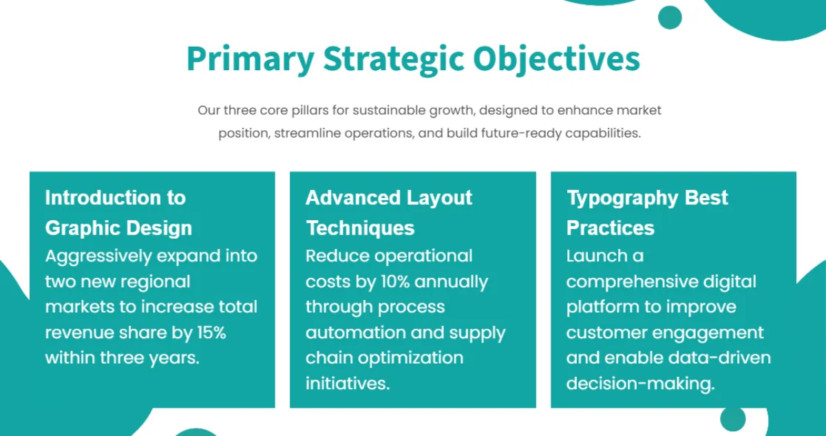 Free Strategic Planning Presentation Deck Template to Edit Online