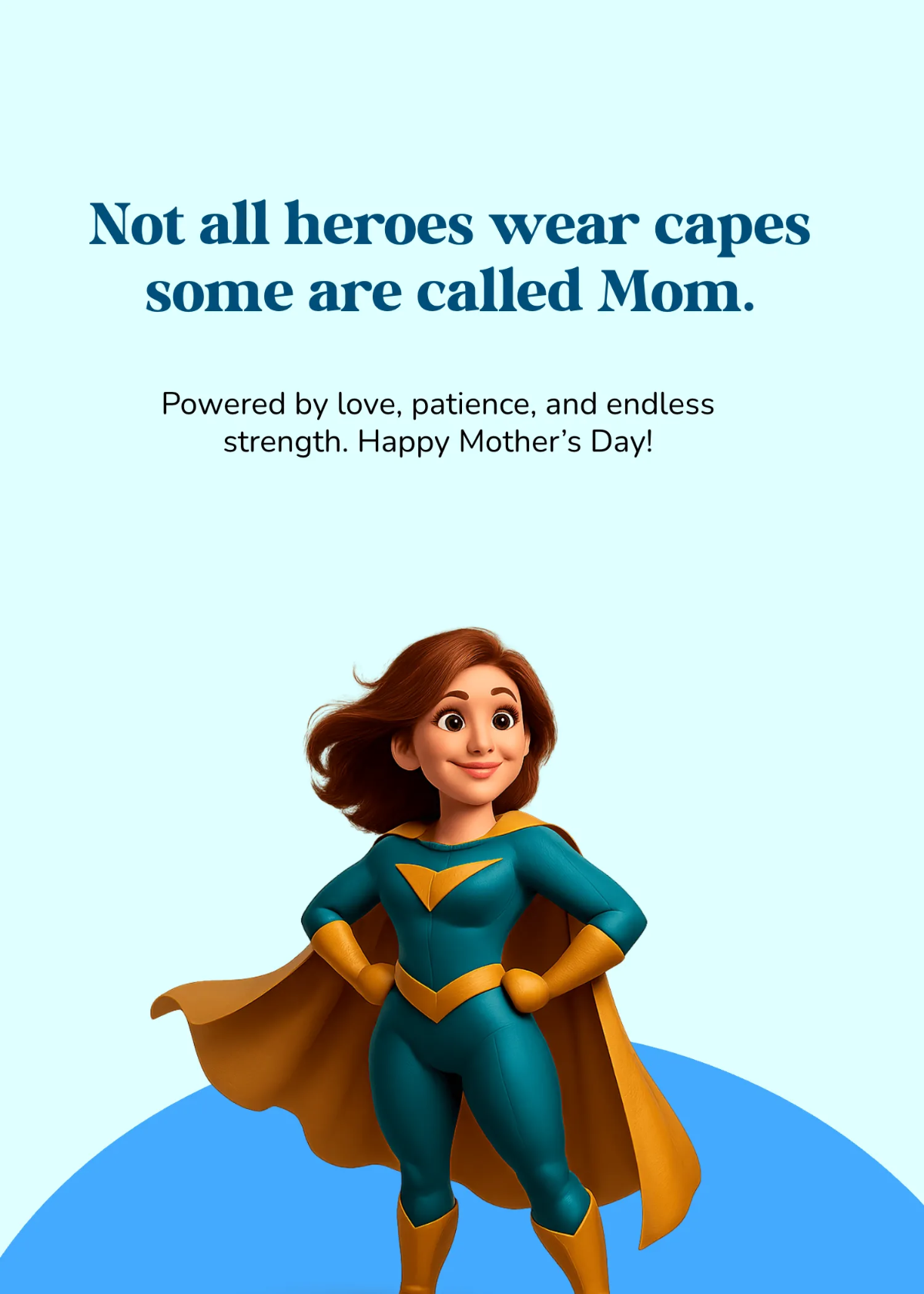 Free Super Mom Wishes Template to Edit Online
