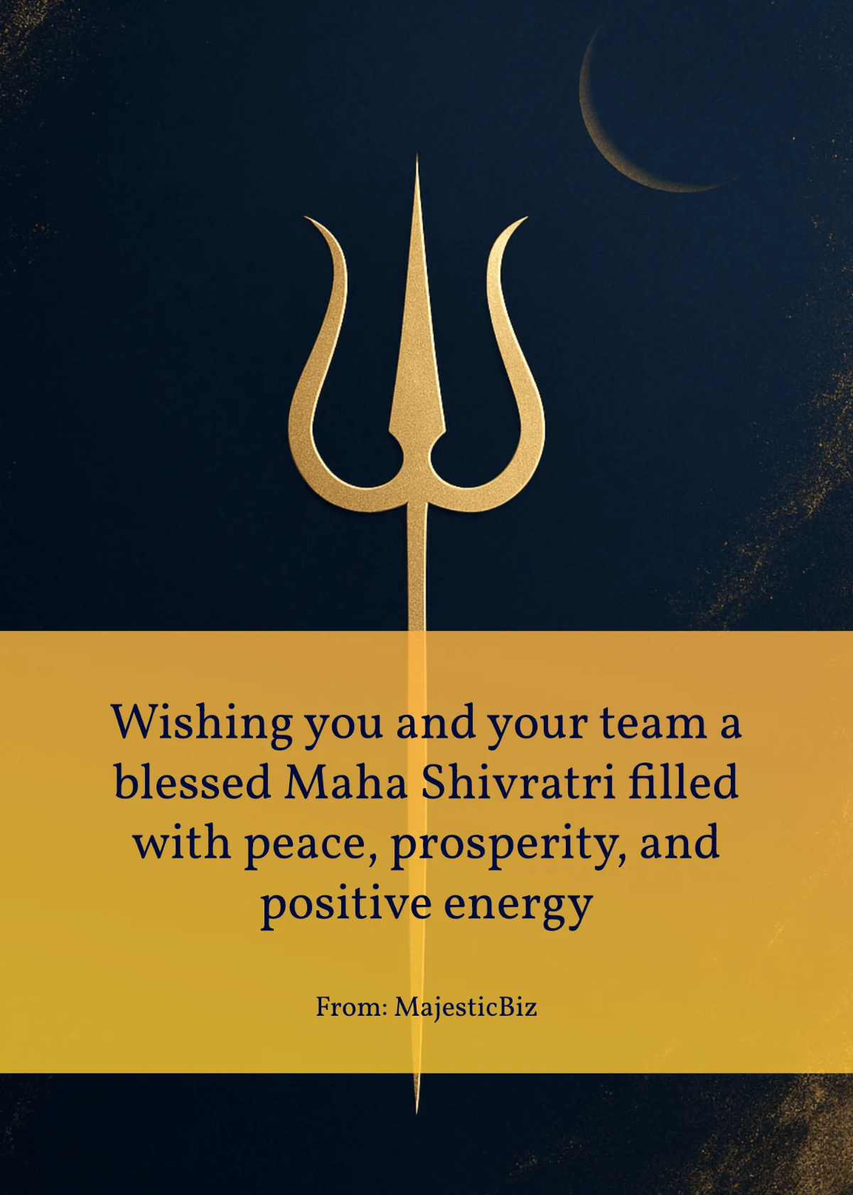 Free Professional Maha Shivratri Wishes Template to Edit Online