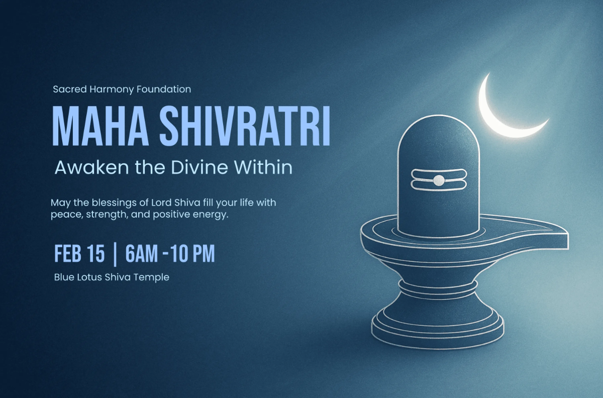 Free Blue Maha Shivratri Banner Template to Edit Online