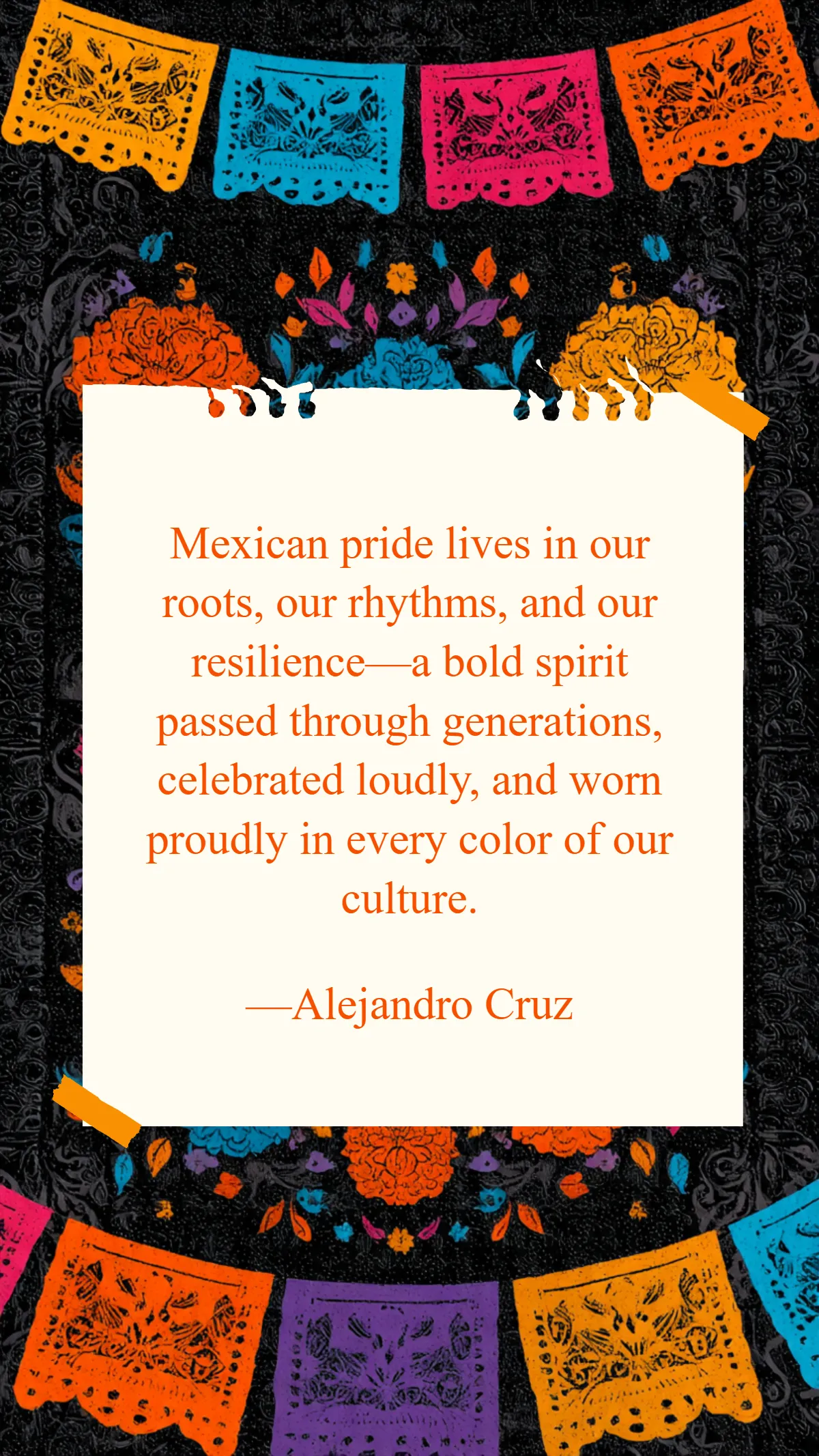 Free Mexican Pride Cinco De Mayo Quote Template to Edit Online