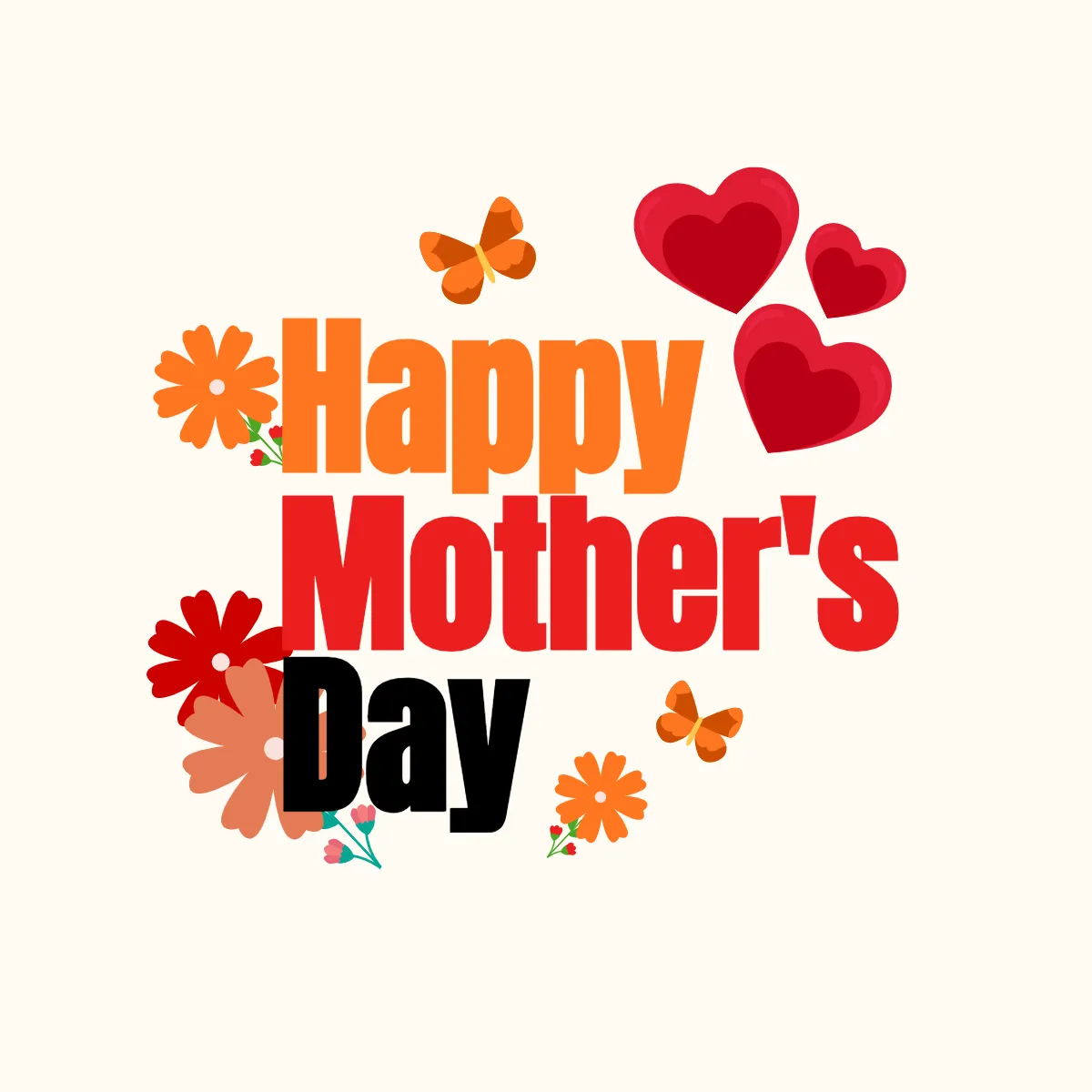 Sticker Mother's Day Clip Art Templates