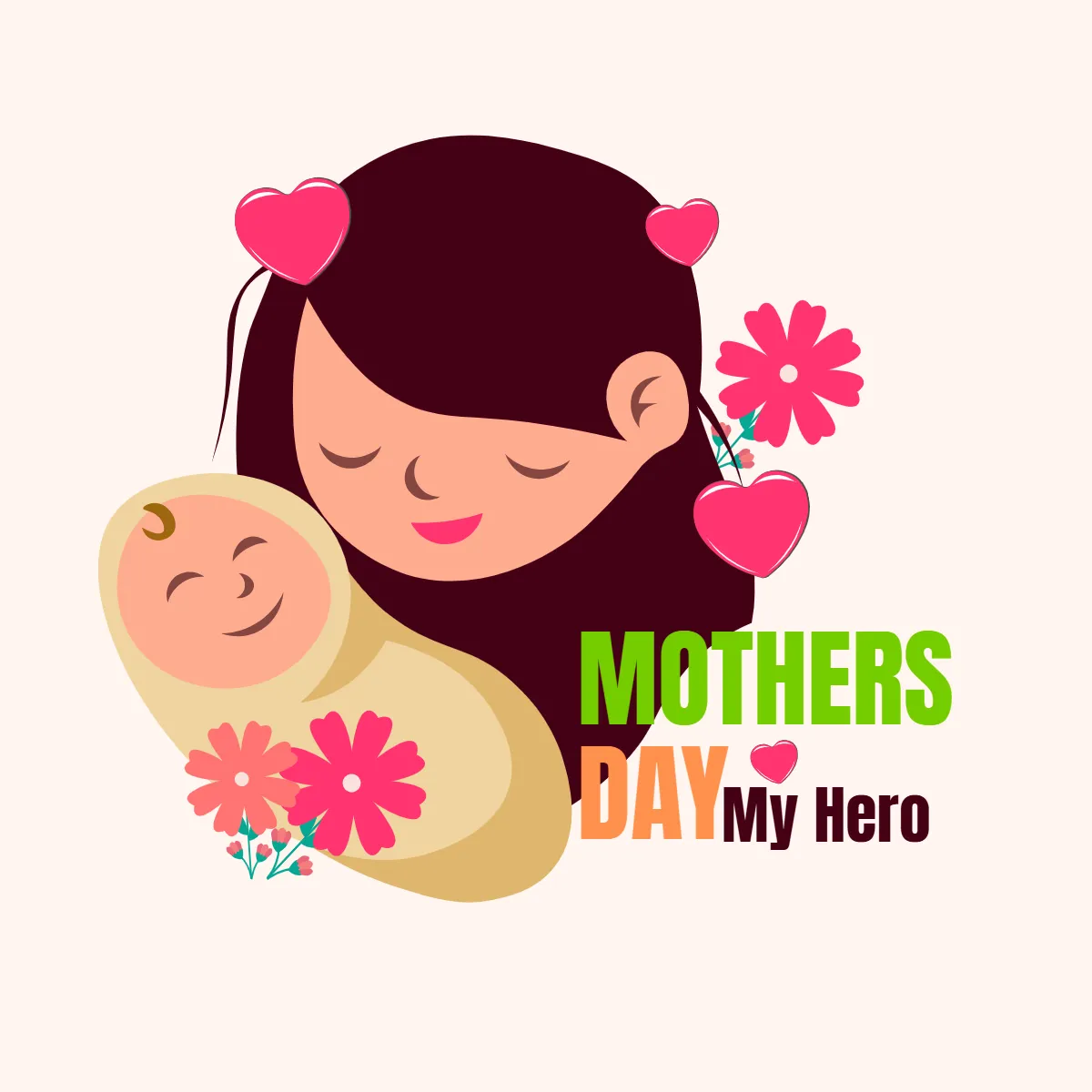 Cute Mother's Day Clip Art Templates