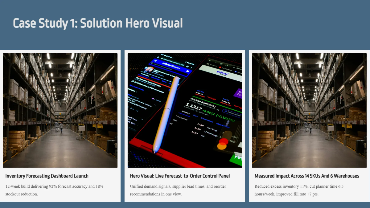 Free Portfolio Presentation with Visual Storytelling Template to Edit Online