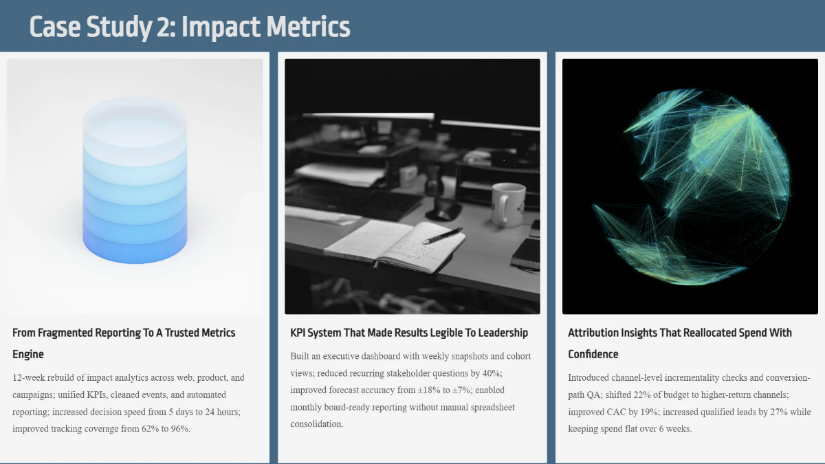 Free Portfolio Presentation with Visual Storytelling Template to Edit Online