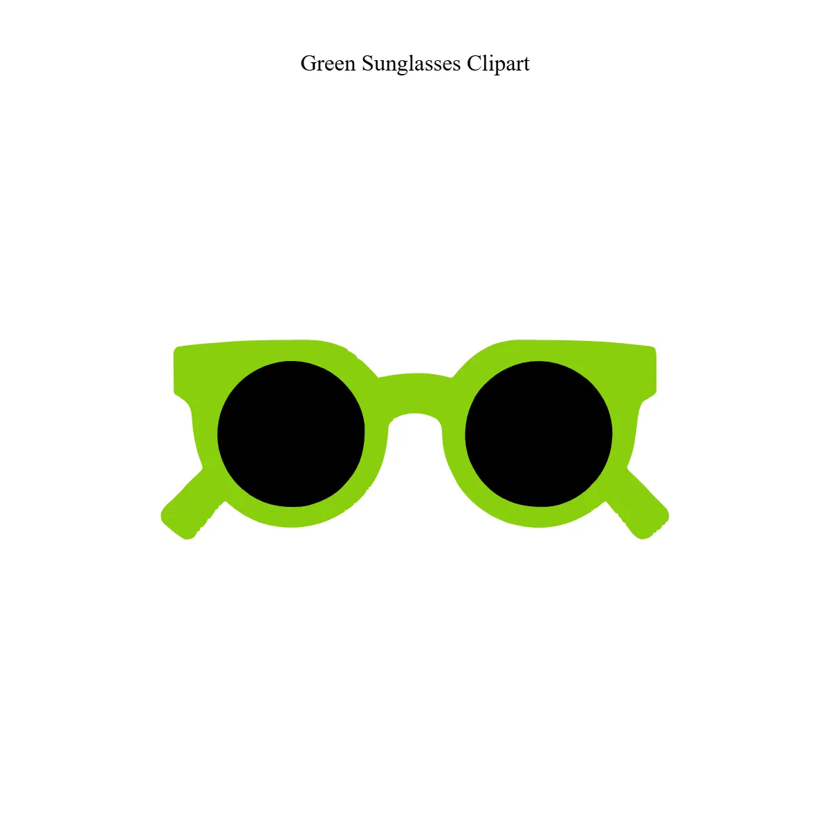 Free Green Sunglasses Clipart Template to Edit Online