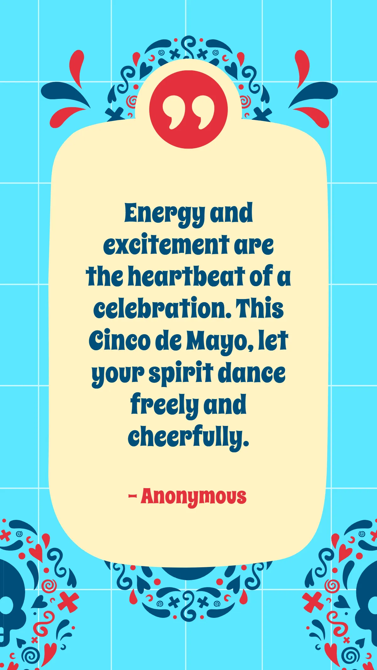 Free Lively Cinco De Mayo Quote Template to Edit Online