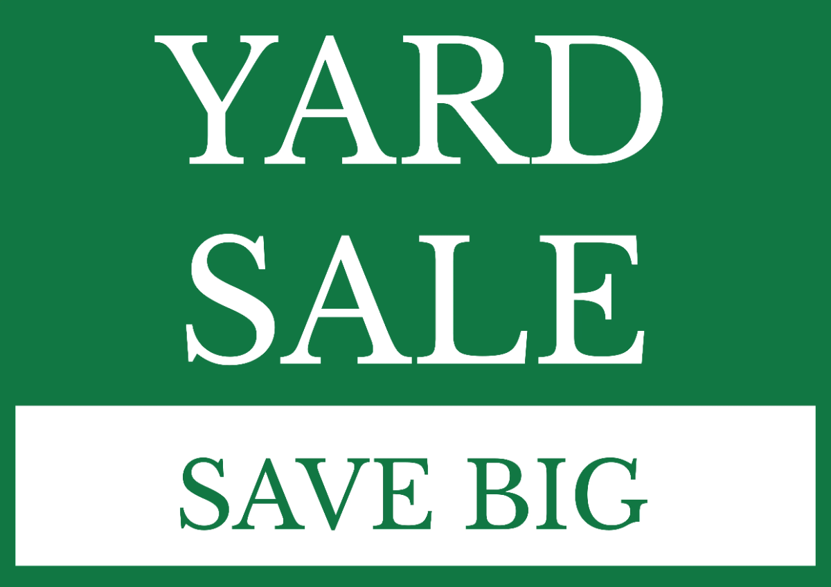 Free Yard Creative Sign Template to Edit Online