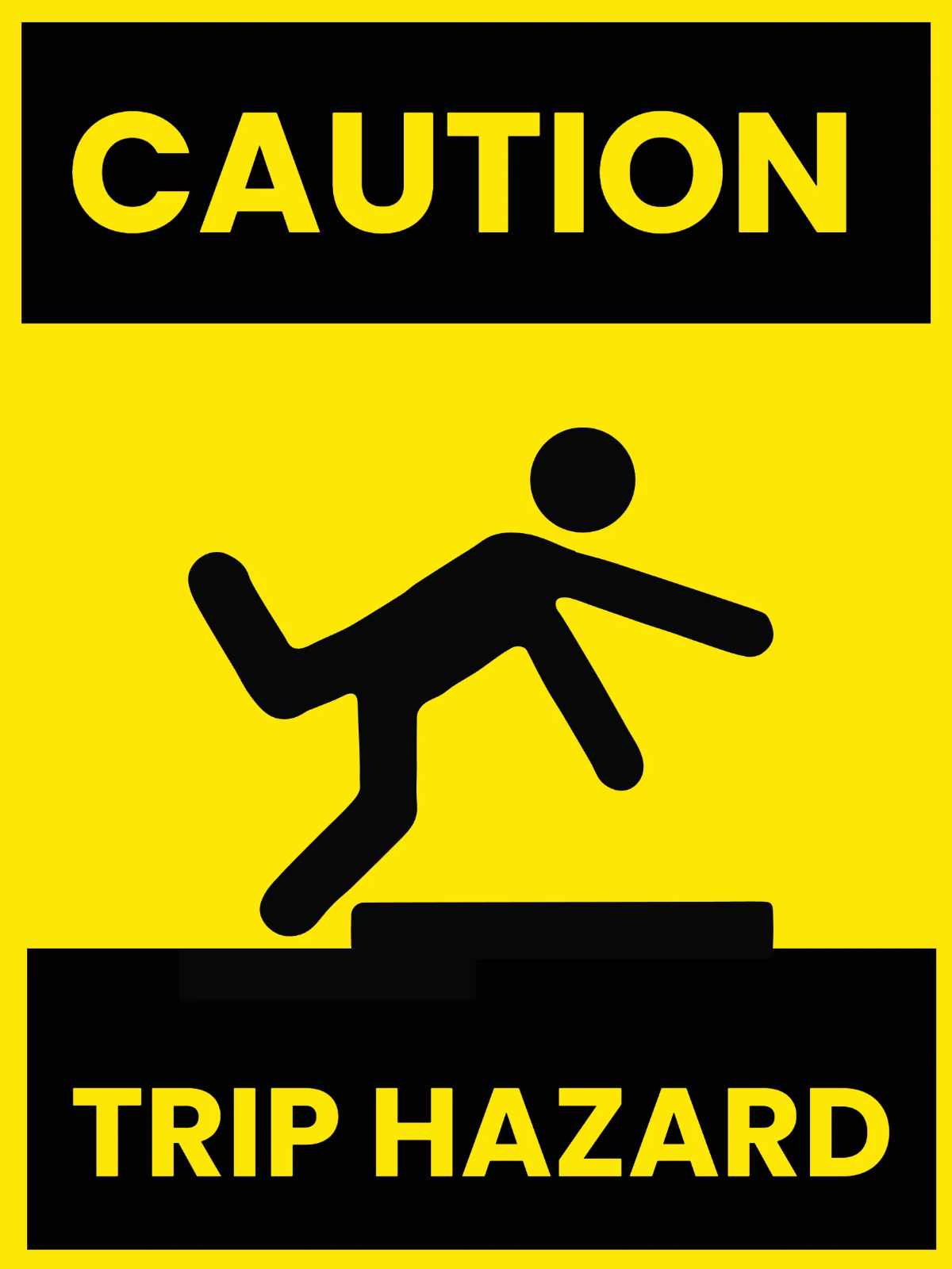 Free Trip Hazard Caution Sign Template to Edit Online Free Trip Hazard Caution Sign Template to Edit Online