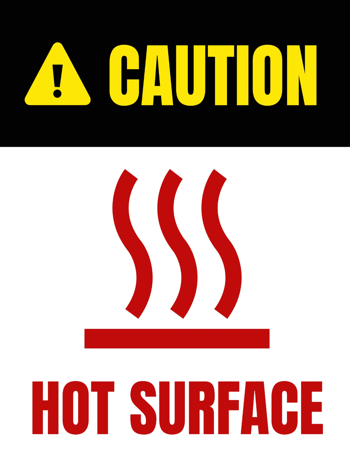 Free Hot Surface Caution Sign Template to Edit Online Free Hot Surface Caution Sign Template to Edit Online