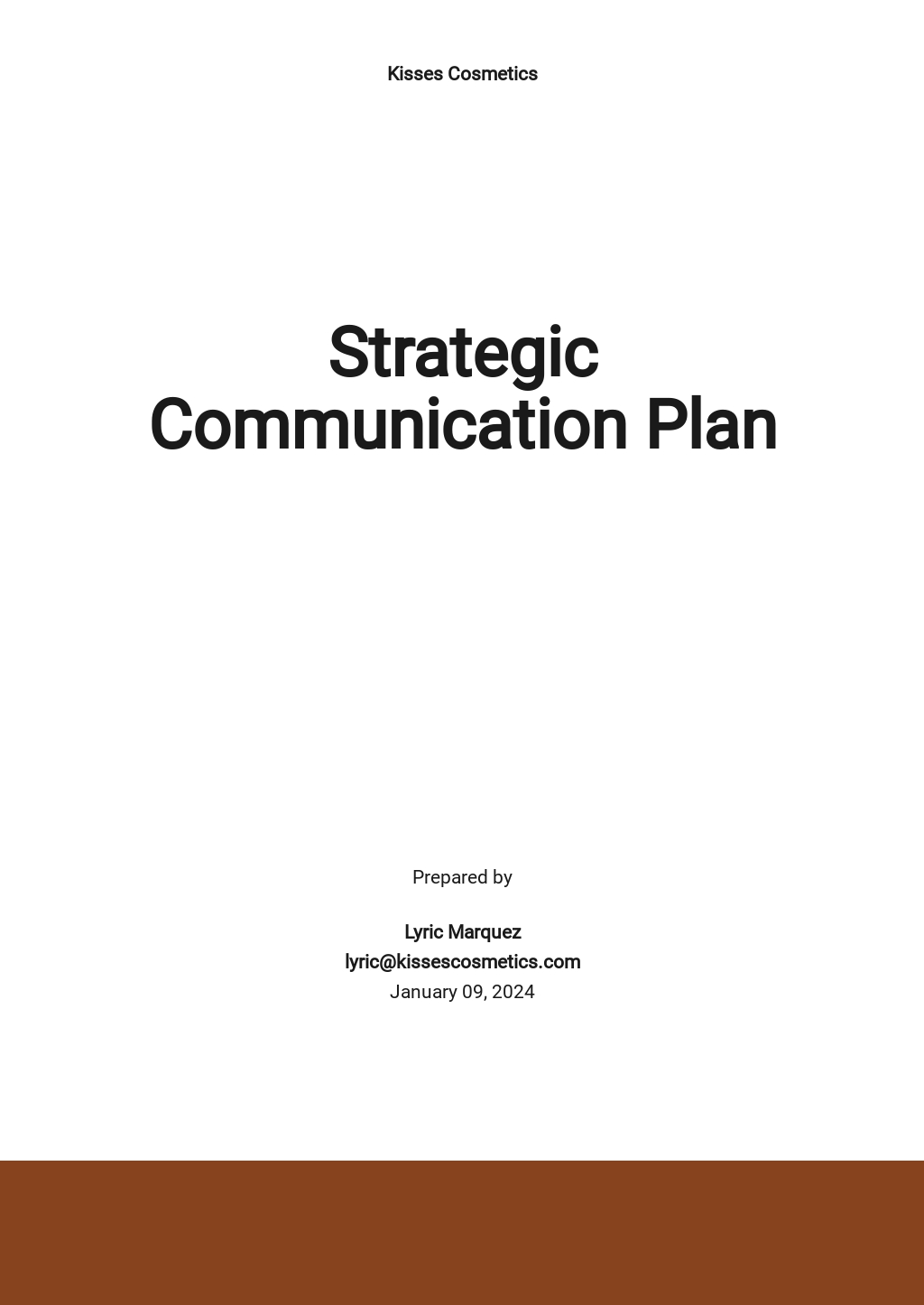 53 Free Communication Plan Templates Edit And Download 