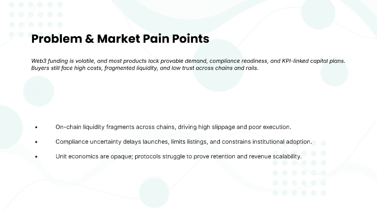 Free Blockchain Funding Strategy Pitch Deck Template to Edit Online