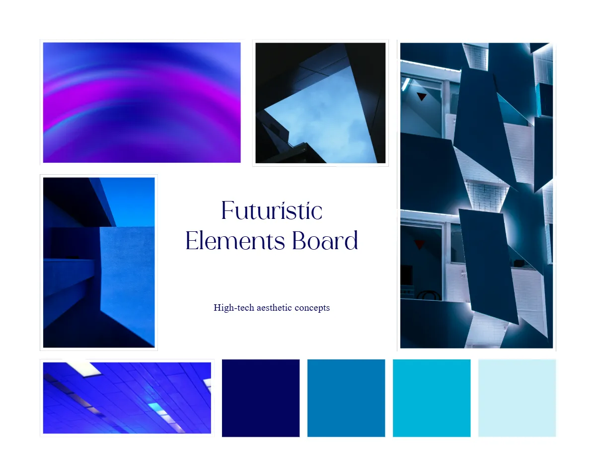 Free Modern Elements Mood Board Template to Edit Online