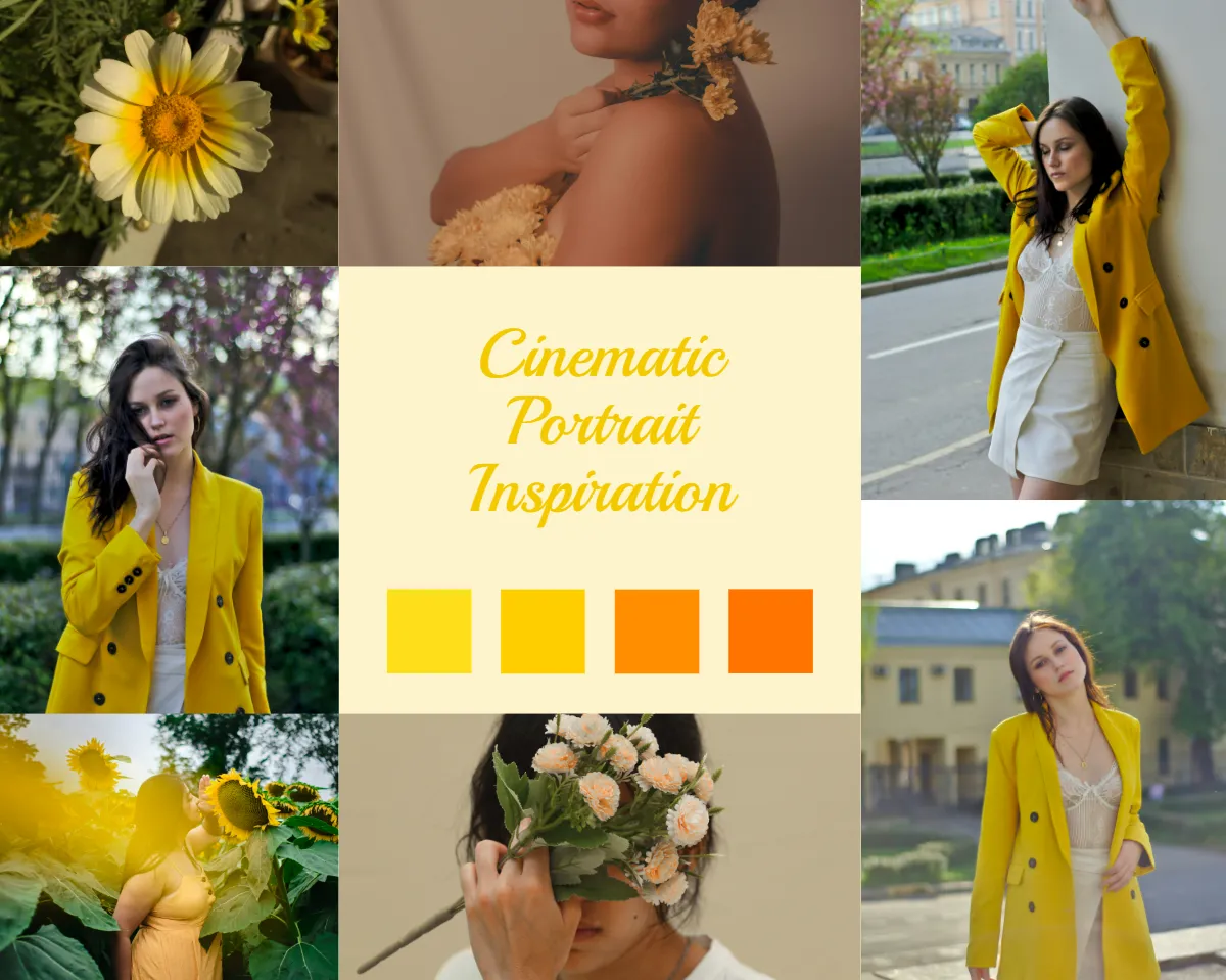 Free Photo Shoot Mood Board Template to Edit Online