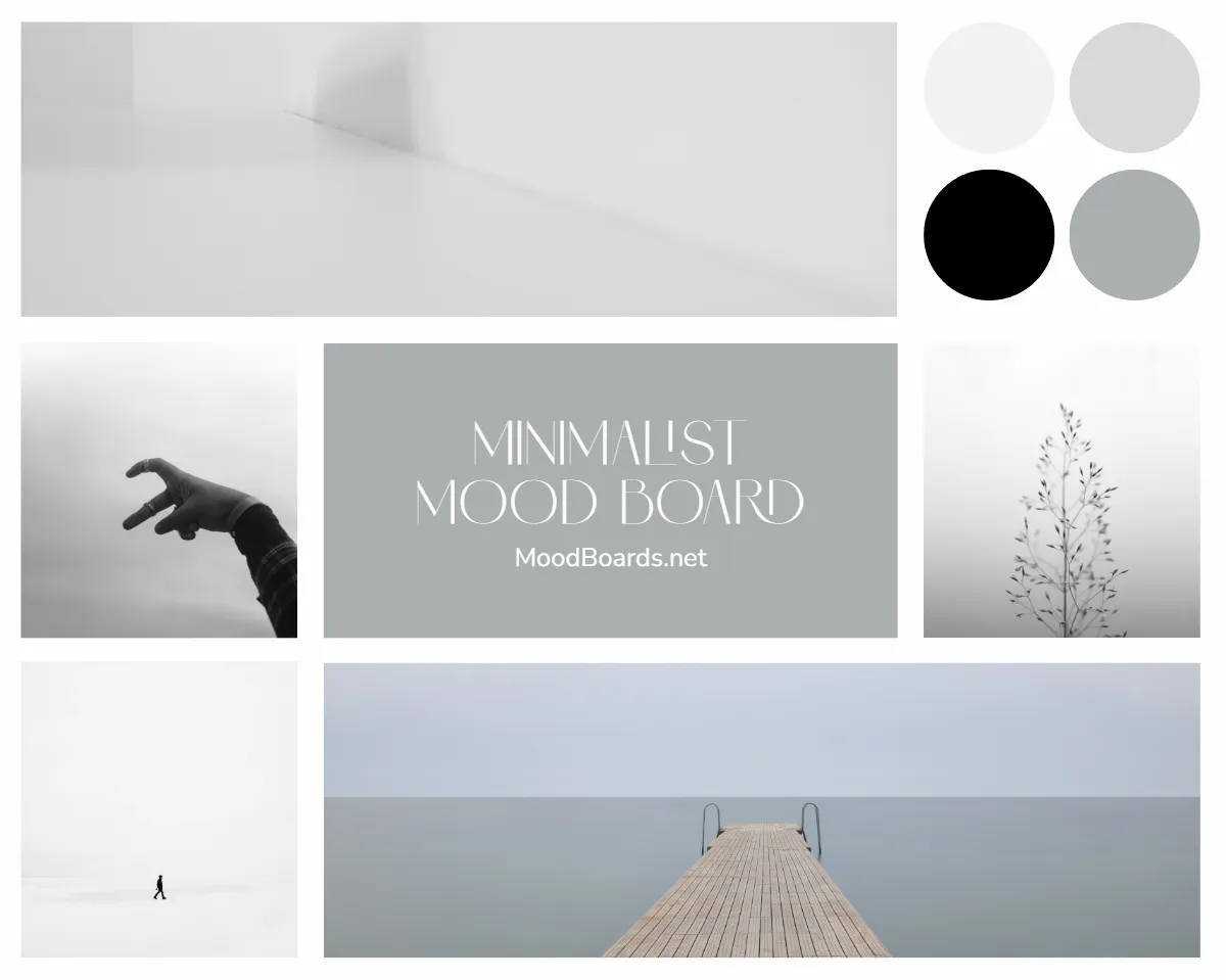 Free Minimalist Mood Board Template to Edit Online