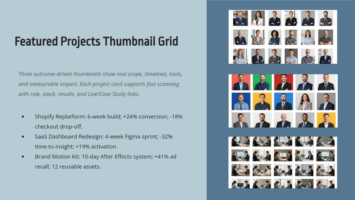 Free Portfolio for Digital Creatives Template to Edit Online