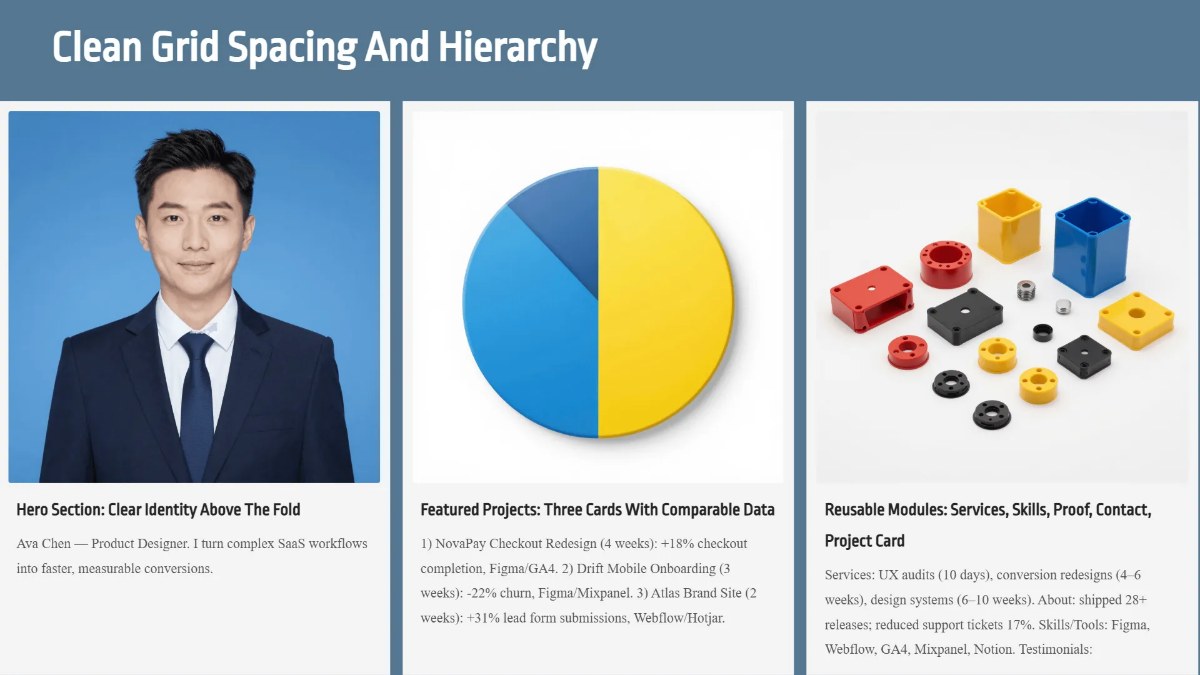 Free Portfolio for Digital Creatives Template to Edit Online