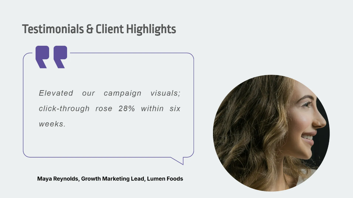 Free Illustration & Design Portfolio Deck Template to Edit Online