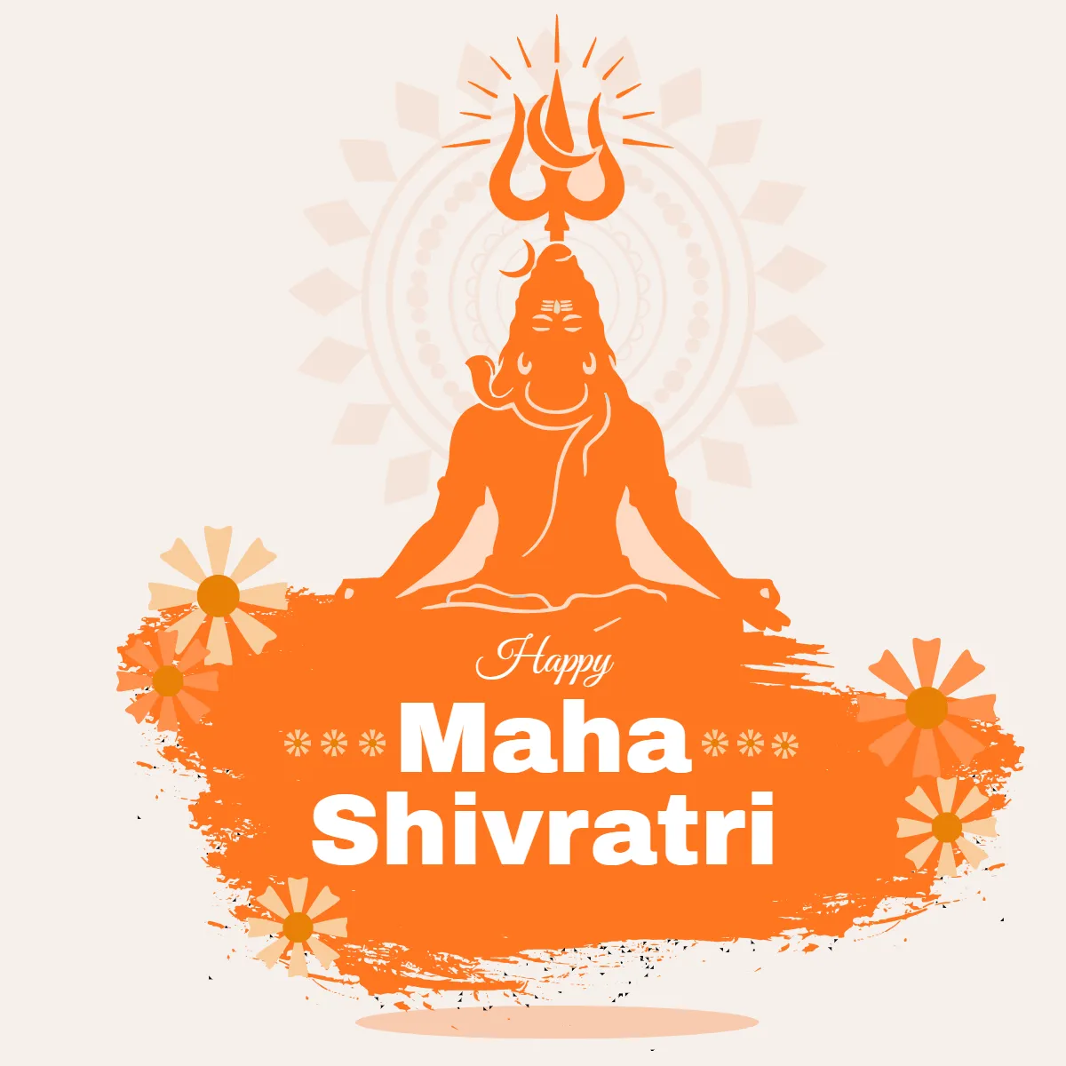 Free Maha Shivratri Vector Clip Art Templates to Edit Online