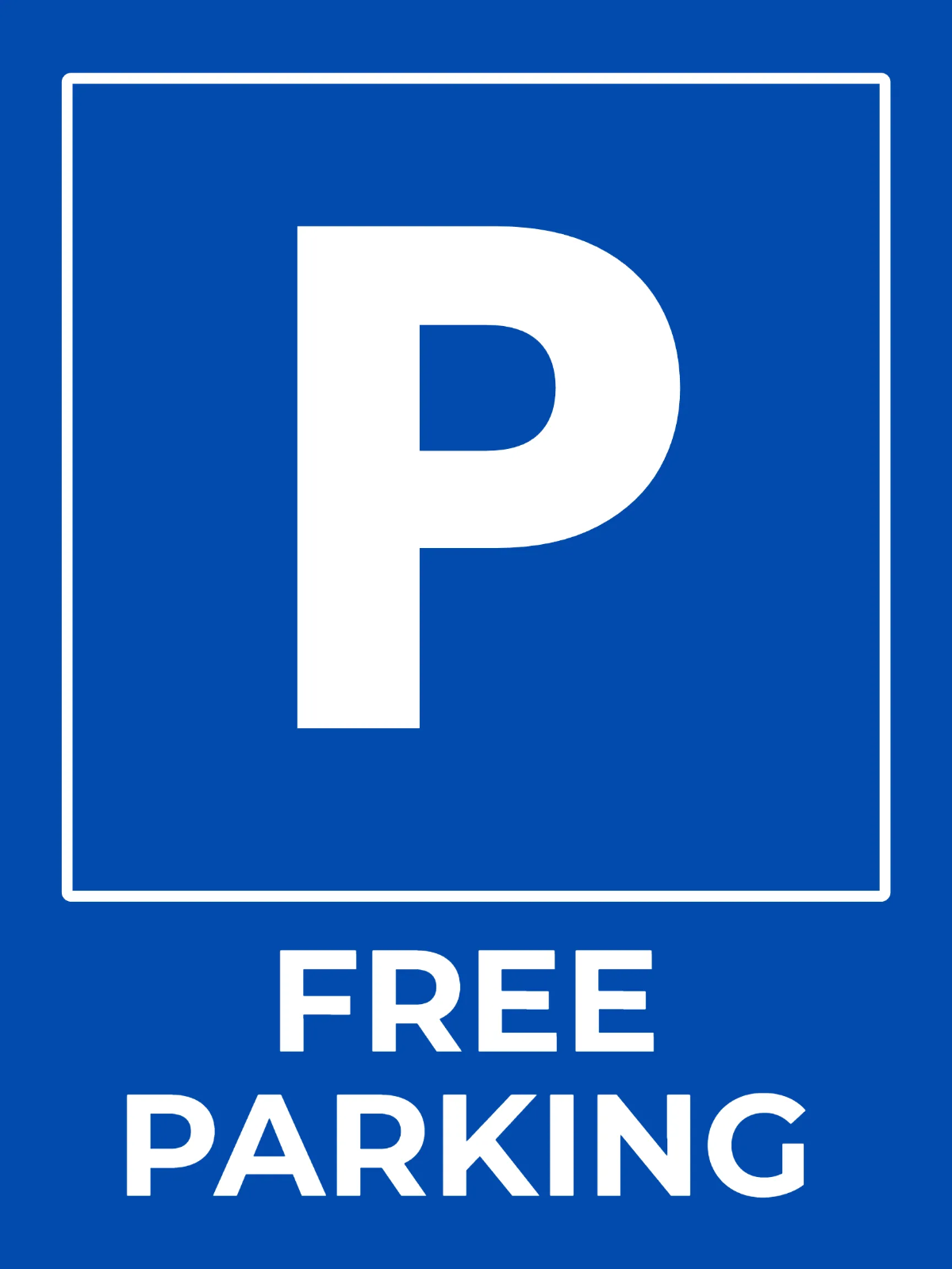 Free Parking Sign Template to Edit Online