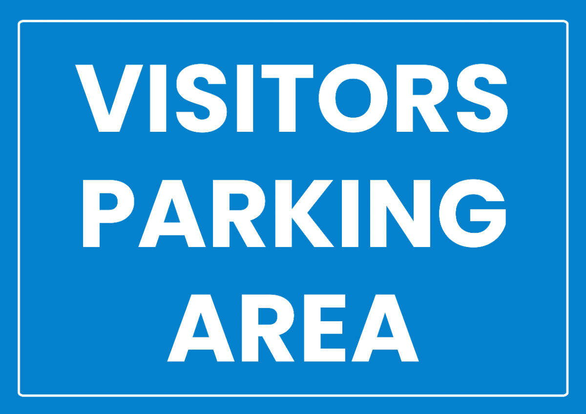 Free Visitor Parking Sign Template to Edit Online