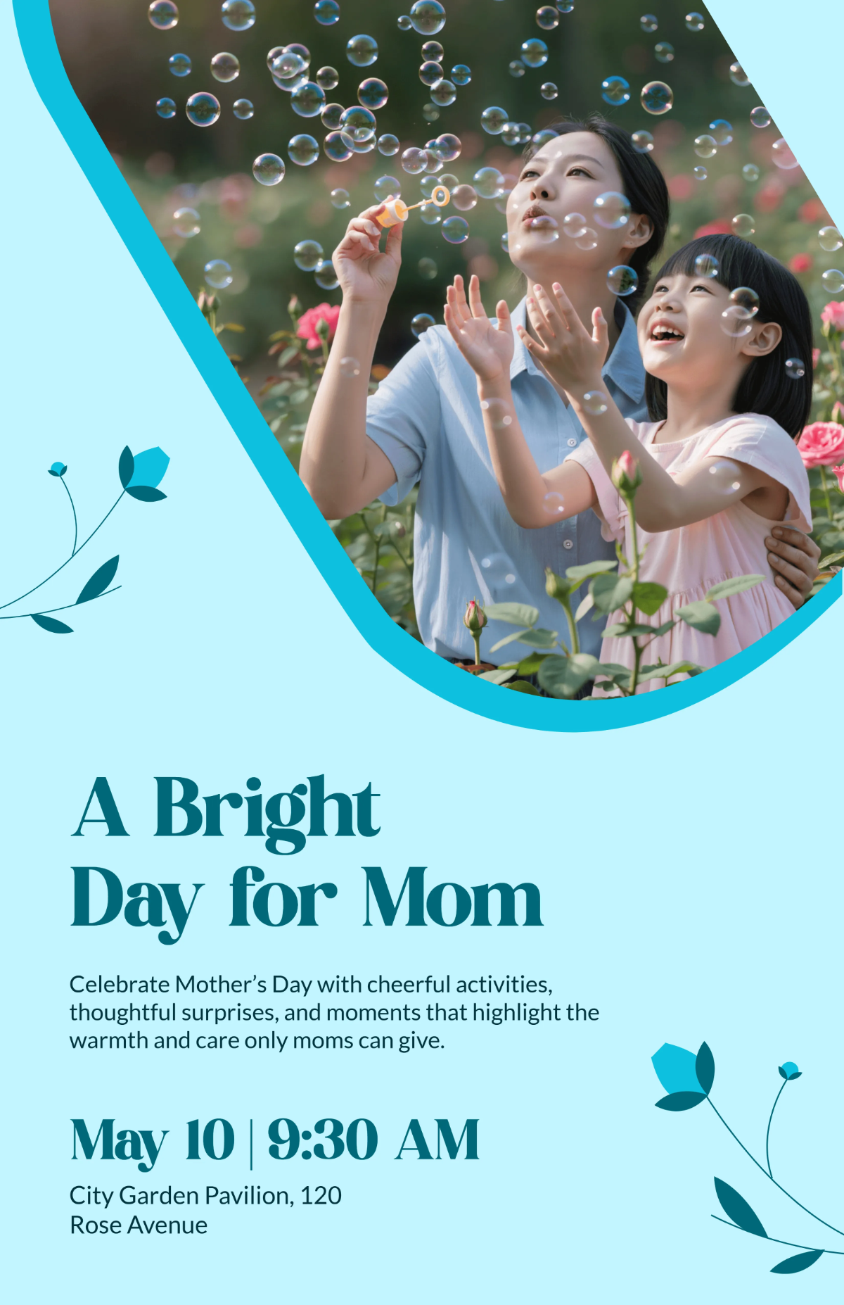 Bright Mother's Day Poster Template
