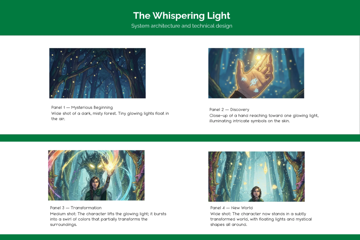 Creative Illustration Storyboard Template