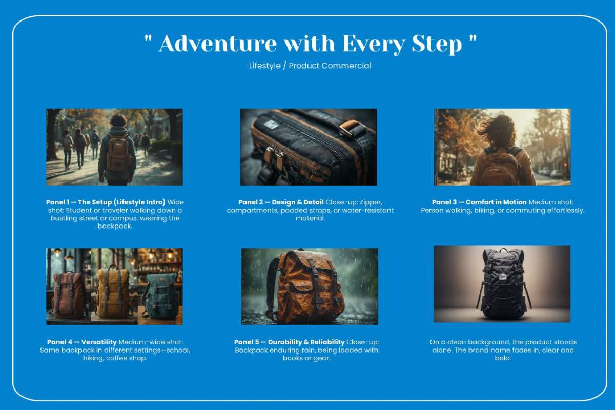 Free Product Storyboard Template to Edit Online