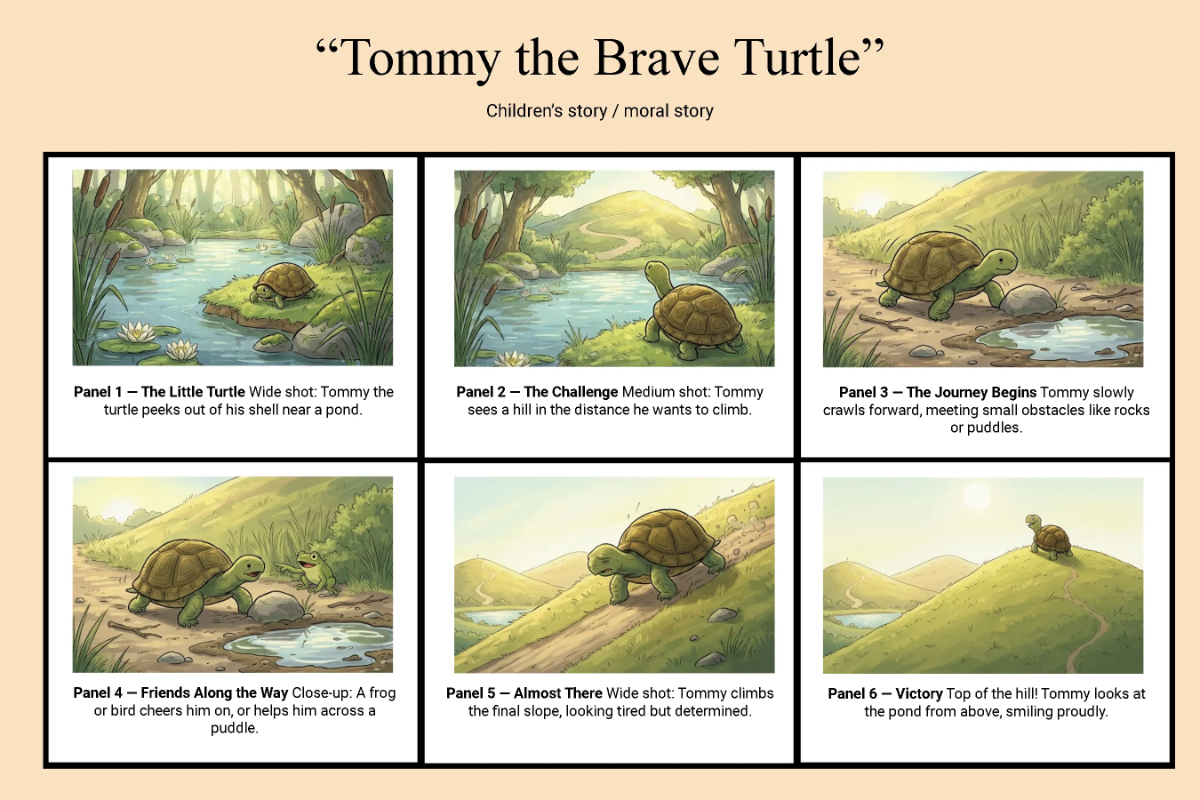 Cartoon Storyboard Template
